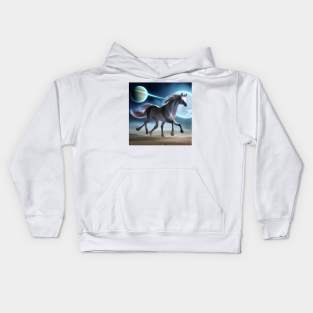 Alien Horse Kids Hoodie